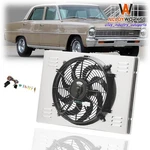 Aluminum Shroud Fan Kits For 1962-1967 1965 66 Chevy Nova Ii 5.3/2.5/3.2L. Fixed Price $89.00.
