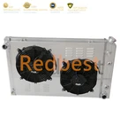Alu 4ROW Radiator+shroud+fan FOR1973-84 85 87 Chevy C/k C10 C20 C30 Truck Pickup. Fixed Price $220.15.