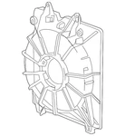 Genuine Honda Engine Cooling Fan Shroud 74160-THR-A50. Fixed Price $139.99.
