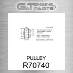 R70740 Pulley Fits John Deere (surplus Open Box). Fixed Price $634.46.