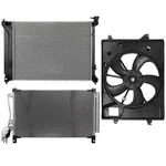 Radiator Condenser Cooling Fan Kit For 2015 2016 2017 Hyundai Sonata Sedan. Fixed Price $167.58.
