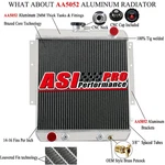 Rows Aluminum Radiator Fits 1966-1974 1973 1971 1969 67 Jeep DJ5 3.8L 4.2L L6. Fixed Price $209.00.