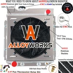 3ROW Radiator+shroud Fan 60-65 Ford FALCON/65-66 MUSTANG/61-65 Mercury Comet. Fixed Price $179.00.