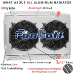 2ROW Radiator W/ Shroud Fan For Mercedes R107 380 Slc 1075011701. Fixed Price $259.00.