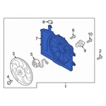 For Hyundai Elantra 2021-2025 25350AA000 Engine Cooling Fan Shroud. Fixed Price $157.53.