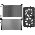 Radiator Condenser Cooling Fan Kit For Chevrolet Silverado 1500 6.2L 2011. Fixed Price $228.74.