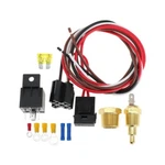 Electric Fan Wiring Kit Engine Thermostat Radiator 185 On 175 Off 40 Amp. Fixed Price $18.49.