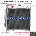 Row Aluminum Radiator For 1972-1979 1975 Dodge D100 D200 W100 W300 5.2L 5.9L. Fixed Price $129.00.
