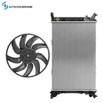 Electric Radiator & Cooling Fan Assembly Kit For 2009 2010 2011-2016 Audi A4 Q5. Fixed Price $138.57.