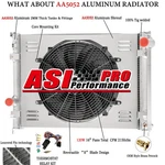 4-ROW Radiator Shroud Fan For 2009-2015,12 Dodge Challenger Charger Chrysler 300. Fixed Price $359.00.