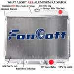 3 Core Full Aluminum Radiator 1967-1970 1968 Ford Mustang Mercury Cougar V8. Fixed Price $139.00.