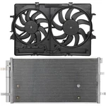 Electric Ac Condenser Cooling Fan Kit For 2009 2010-2016 Audi A4 Quattro. Fixed Price $130.11.