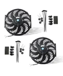 Mostplus Black Universal Electric Radiator Slim Fan Push/pull 12V + Mounting Kit. Fixed Price $54.25.