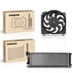 Radiator & Cooling Fan Set For Jeep Cherokee 1991-2001 4.0L Auto 52079444AB. Fixed Price $283.99.