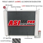 Row Aluminum Radiator For 1963-1972 Chevrolet Corvette 5.3L 5.4L 5.7L V8. Fixed Price $159.00.