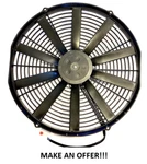 Spal 30100401 16" 12V Pusher Fan Low Profile 1103 Cfm VA18-AP10/C-41S. Fixed Price $104.66.