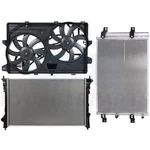 Engine Cooling Fan And Radiator Condenser 2007-11 2012 Lincoln Mkx Ford Edge. Fixed Price $219.46.