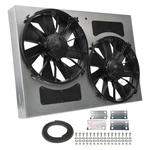 Derale Performance 16842 Dual Electric Radiator Fan W Aluminum Shroud Kit. Fixed Price $615.60.