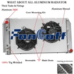 3ROW Radiator Shroud Fan For 1994-2000 Chevy Gmc C/k 1500 2500 3500 Diesel 6.5L.. Fixed Price $259.00.