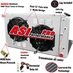 Asi 4ROW Aluminum Radiator+ Hroud Fan For 1970 1981 Chevy Camaro Monte Carlo 162. Fixed Price $309.00.