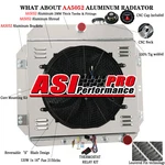 Fits 1960-1962 Chevy Apache Truck Upgrade 3 Rows Radiator Shroud Fan Kits Alloy. Fixed Price $259.00.