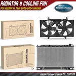 Radiator & Cooling Fan Assembly Kit For Nissan Altima 2002-2004 Maxima V6 3.5L. Fixed Price $191.99.