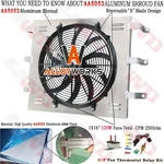 Aluminum Radiator Fan Shroud For 1955-1959 Chevy 3100 3200 3400 3600 Gmc 150. Fixed Price $99.00.