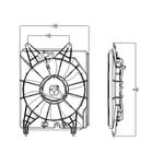 Fits 2007-2011 Honda Element A/c Condenser Fan Assembly 674-50489. Fixed Price $99.96.