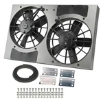 Derale Powerpack - High Output Dual 11" Electric Rad Fan/aluminum Shroud Kit. Fixed Price $559.64.