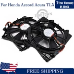 Left & Right Radiator Condenser Cooling Fan Assy For Honda Accord Acura Tlx. Fixed Price $82.00.