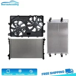 Aluminum Radiator Condenser & Cooling Fan Kit For 2007-2010 Lincoln Mkx 3.5L V6. Fixed Price $238.69.