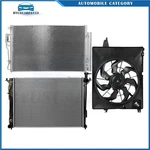 For 2010 2011 2012 Hyundai Santa Fe Electric Radiator Condenser Cooling Fan Kit. Fixed Price $195.56.