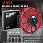 Universal Slim 12" Pull/push Radiator Engine Bay Cooling Fan+mounting Kit Red. Fixed Price $20.88.