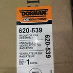 Dorman 620-539 Radiator Fan Assembly Brand New Ships Free Usa Seller. Fixed Price $45.99.
