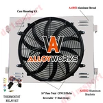 Radiator Aluminum Shroud +fan+relay Kit For 55-57 Chevy Bel-air Nomad V8 Engine. Fixed Price $99.00.