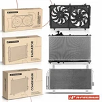 A-premium 3X Radiator & Ac Condenser Cooling Fan Kit For Mitsubishi Outlander. Fixed Price $283.99.