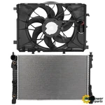 New Engine Radiator Cooling Fan Kit For 2008-09 Mercedes-benz C230 2.5L V6 Gas. Fixed Price $278.09.