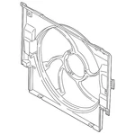 Genuine Bmw Fan Shroud 17-42-7-640-647. Fixed Price $170.54.