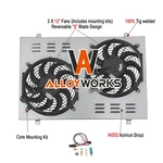 Aluminum Radiator Shroud Fan Fit 85-1997 Ford Bronco F150 F250 F350 4.9L 6 Cyl. Fixed Price $109.00.