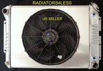 Row Aluminum Radiator W/ Shroud & 16" Fan 67 68 69 Camaro Firebird 23" Core. Fixed Price $379.00.