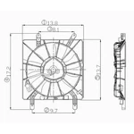 AC3113103 New Replacement A/c Condenser Fan Assembly Fits 2002-2006 Acura Rsx. Fixed Price $84.00.