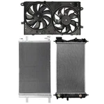 For 13-15 Chevrolet Malibu A/c Condenser Radiator Cooling Fan Assembly 3PCS Set. Fixed Price $205.05.