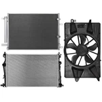 Electric Radiator Condenser Cooling Fan Kit For Chrysler 200 3.6L 2015 2016 2017. Fixed Price $250.66.