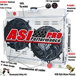 Asi 3-ROW Radiator+shroud Fan+relay Fit 1963-68 Chevy Impala 1964-1967 Camino. Fixed Price $229.00.
