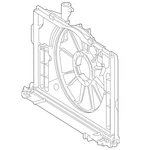 Genuine Toyota Corolla 2014-2019 Engine Cool Fan Shroud, 16711-0T131. Fixed Price $119.95.