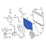 Ford E-350 Super Duty 21-26 LC2Z8146A Front Engine Cooling Fan Shroud. Fixed Price $362.69.