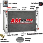 Asi Row Aluminum Radiator For 94-98 1997 Chevrolet P30 Gmc P3500 5.7L V8. Fixed Price $259.00.
