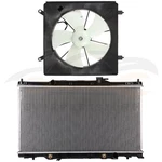 Pcs Engine Radiator & Cooling Fan Kit For 2002 03 2004-2006 Honda Cr-v Element. Fixed Price $106.68.