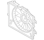 Genuine Hyundai Fan Shroud 25350-1W050. Fixed Price $147.60.