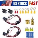 Thermostat Electric Cooling Fan Wiring Relay Sensor Kit 40AMP 175/185 Hot Rod. Fixed Price $19.90.
